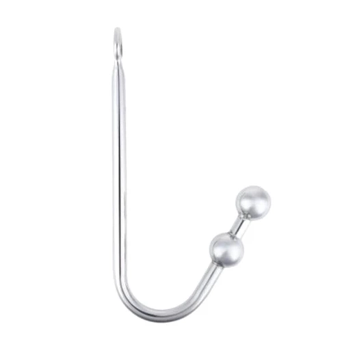 Two Hook Stainless Pleasurable Anal Steel Balls 4417 0615